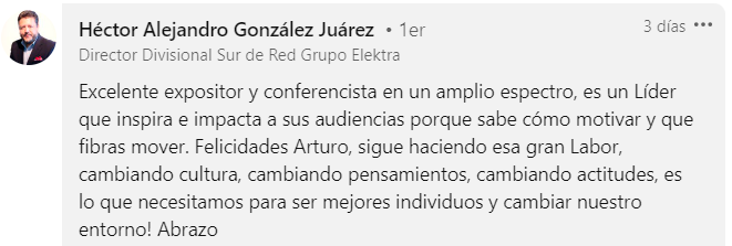 Testimonio Alejandro Gonzalez