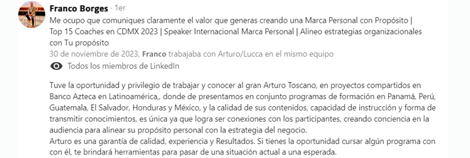 Testimonio Franco Borjes